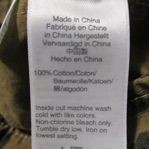 J. Crew shorts cotton animal print with stretch & pockets like new size 12 - Picture 3 of 7